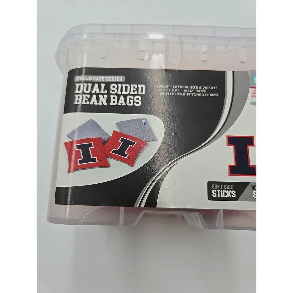 Ilinois State Bean‎ Bags (SET OF 4) with Case